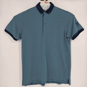 Greyson Polo Shirt Mens Extra Large Striped Golf Performance Short Sleeve‎